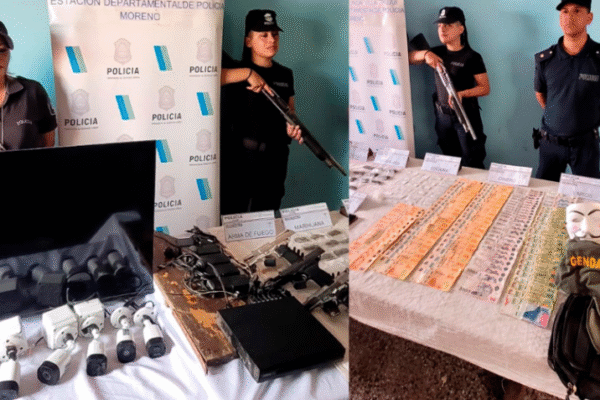 DOS GENDARMES DETENIDOS EN TRUJUI POR NARCOTRÁFICO